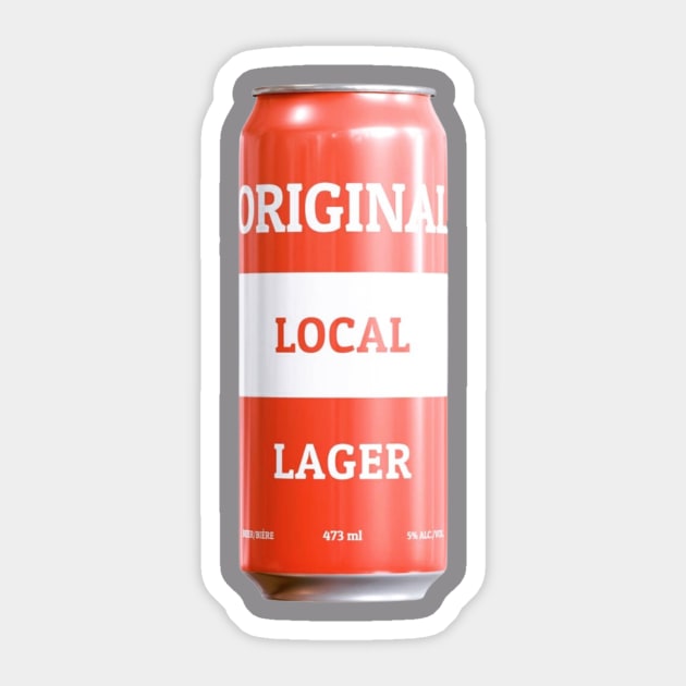 Local Tall Can Sticker by LocalLager